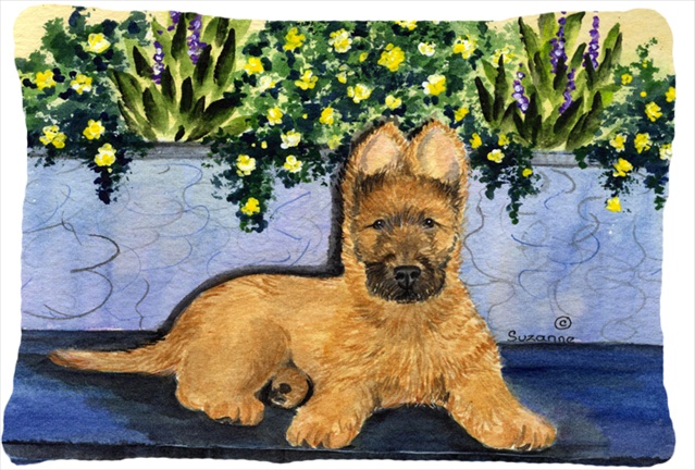 Briard Decorative Indoor & Outdoor Fabric Pillow - 12 x 16 in.