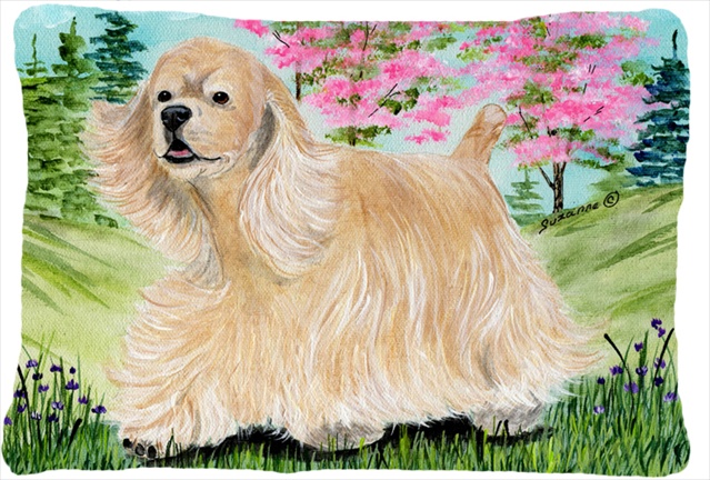 12 x 16 in. Cocker Spaniel Decorative Indoor & Outdoor Fabric Pillow