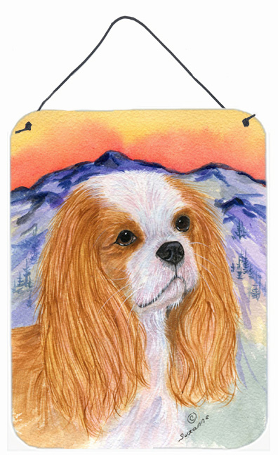 SS8164DS1216 12 x 16 in. Cavalier Spaniel Aluminum Metal Wall & Door Hanging Prints