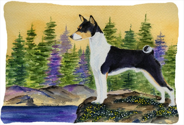 Basenji Decorative Indoor & Outdoor Fabric Pillow
