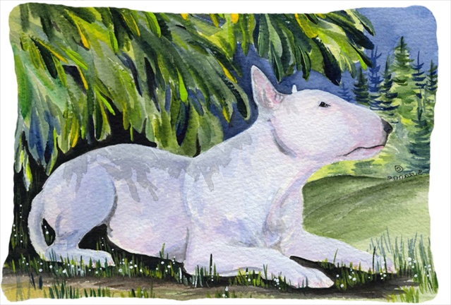 Bull Terrier Decorative Indoor & Outdoor Fabric Pillow