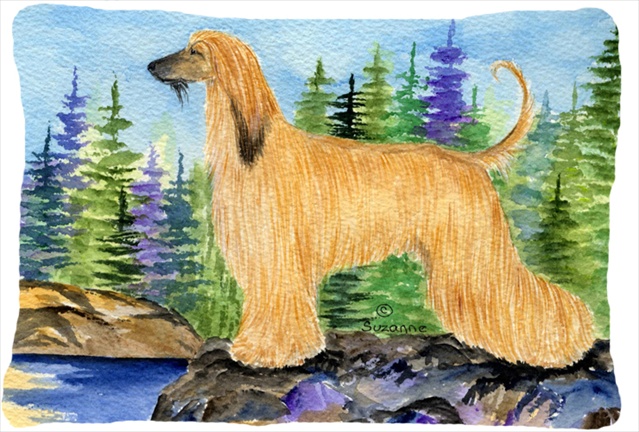 Afghan Hound Decorative Indoor & Outdoor Fabric Pillow
