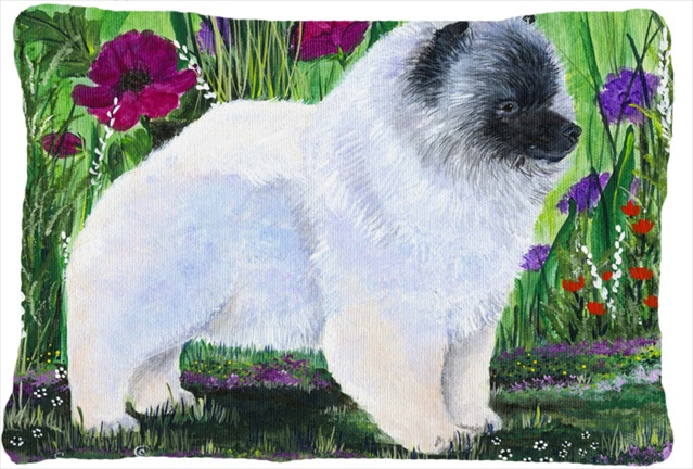 Keeshond Decorative Indoor & Outdoor Fabric Pillow