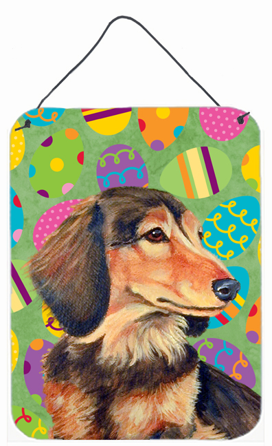 Dachshund Easter Eggtravaganza Aluminum Metal Wall & Door Hanging Prints