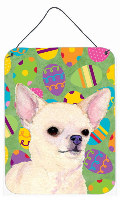 Chihuahua Easter Eggtravaganza Aluminum Metal Wall & Door Hanging Prints