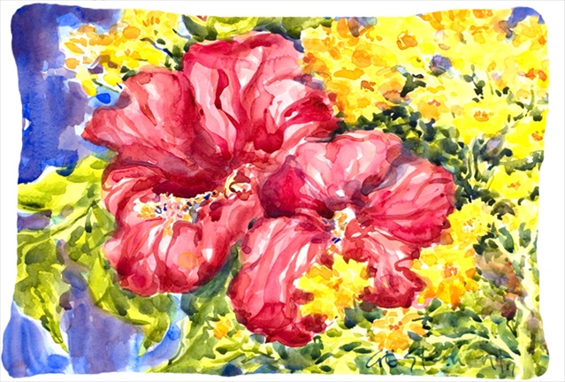Flower - Hibiscus Decorative Indoor & Outdoor Fabric Pillow