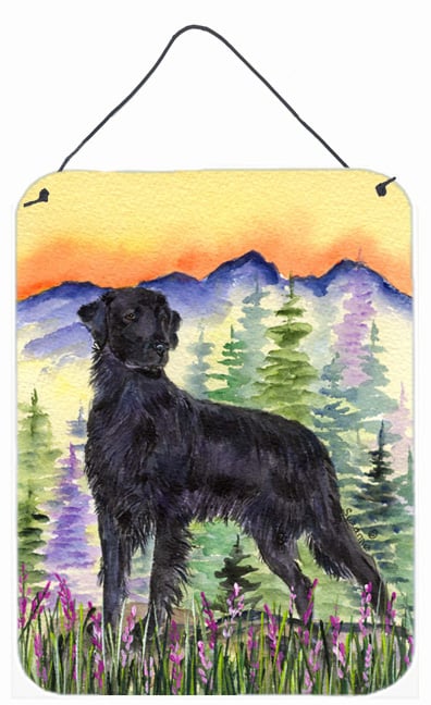 Flat Coated Retriever Aluminum Metal Wall & Door Hanging Prints