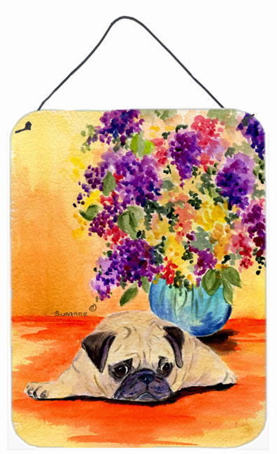 Pug Aluminum Metal Wall & Door Hanging Prints