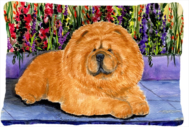 Chow Chow Decorative Indoor & Outdoor Fabric Pillow - 12 x 16 in.