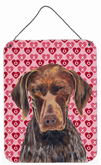 German Shorthaired Pointer Hearts Love Valentines Day Wall Door Hanging Prints