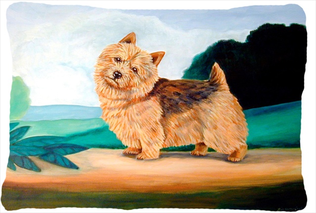 12 x 16 in. Norwich Terrier Decorative Indoor & Outdoor Fabric Pillow