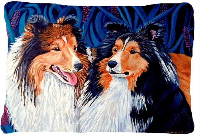 12 x 16 in. Sheltie Decorative Indoor & Outdoor Fabric Pillow