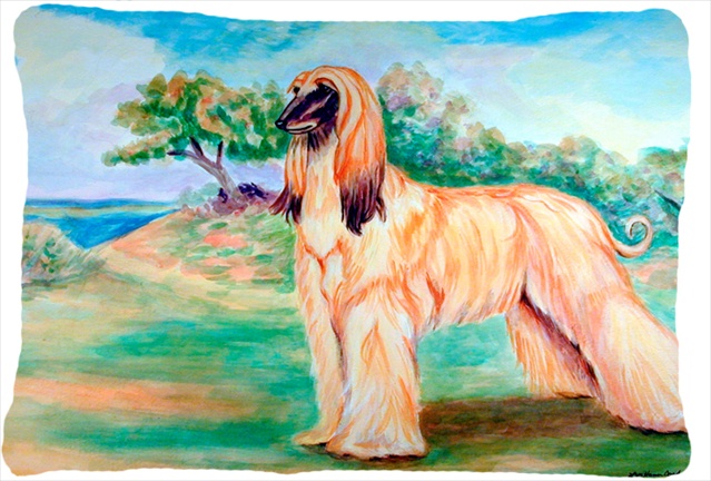 Afghan Hound Decorative Indoor & Outdoor Fabric Pillow