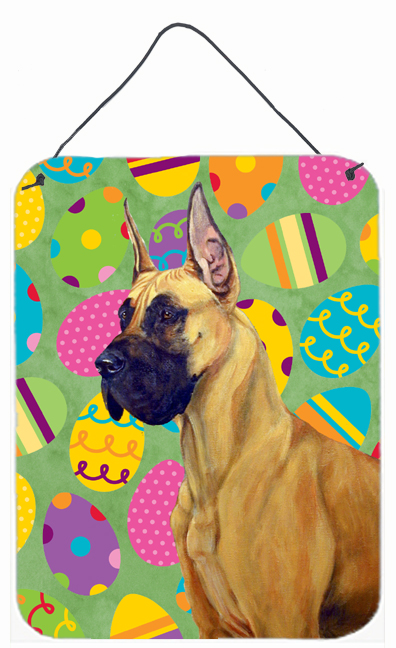 Great Dane Easter Eggtravaganza Aluminum Metal Wall & Door Hanging Prints