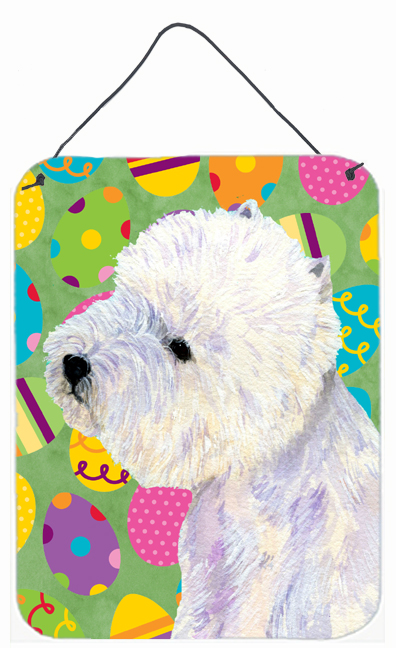 Westie Easter Eggtravaganza Aluminum Metal Wall & Door Hanging Prints