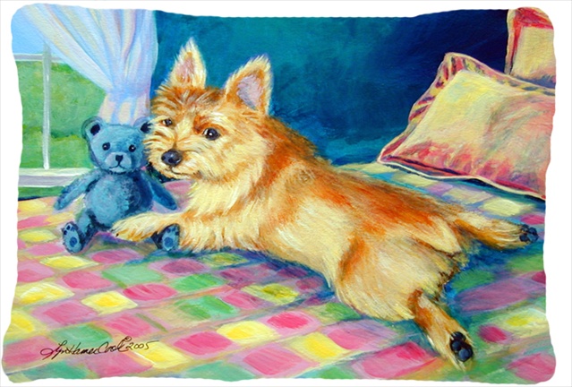 Norwich Terrier Decorative Indoor & Outdoor Fabric Pillow