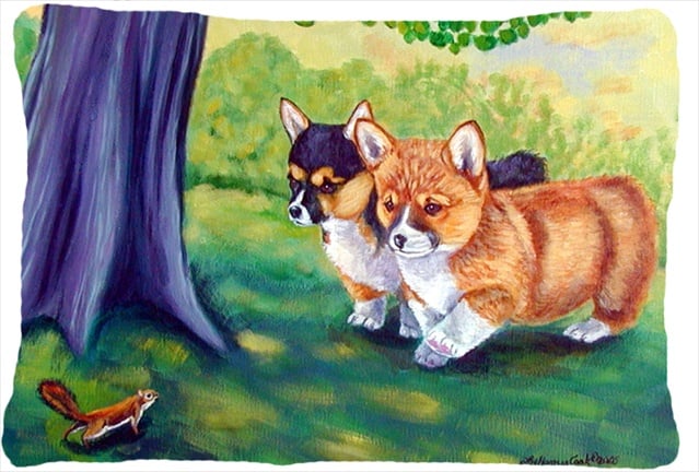 Corgi Decorative Indoor & Outdoor Fabric Pillow