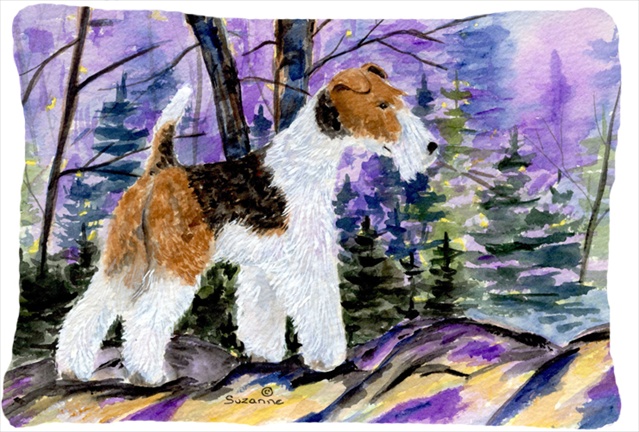 Fox Terrier Decorative Indoor & Outdoor Fabric Pillow