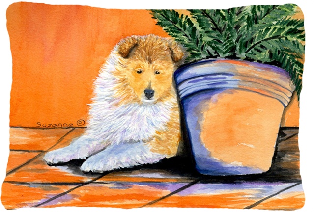 12 x 16 in. Sheltie Decorative Indoor & Outdoor Fabric Pillow
