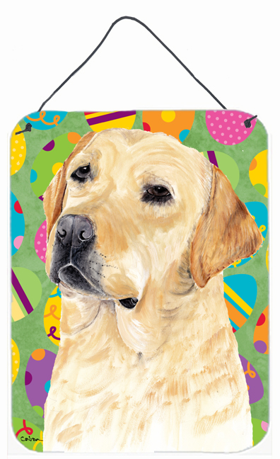 Labrador Easter Eggtravaganza Aluminium Metal Wall Or Door Hanging Prints - 12 x 16 in.