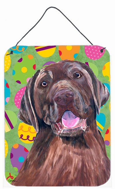 Labrador Easter Eggtravaganza Aluminium Metal Wall Or Door Hanging Prints - 12 x 16 in.
