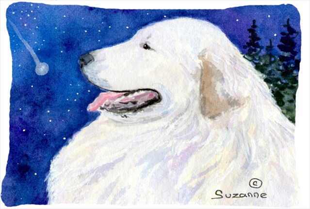 Great Pyrenees Indoor & Outdoor Decorative Fabric Pillow - 12 x 16 in.