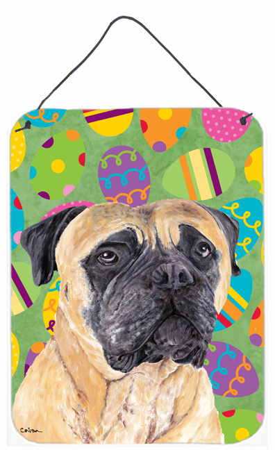 Mastiff Easter Eggtravaganza Aluminium Metal Wall Or Door Hanging Prints - 12 x 16 in.