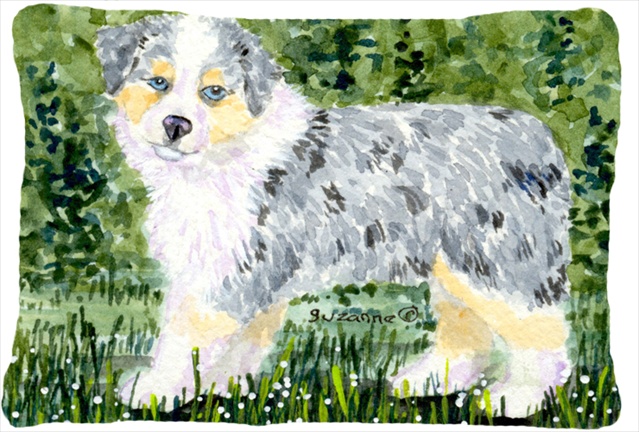 Australian Shepherd Indoor & Outdoor Decorative Fabric Pillow - 12 x 16 in.