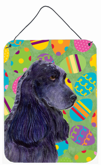 Cocker Spaniel Easter Eggtravaganza Aluminium Metal Wall Or Door Hanging Prints - 12 x 16 in.