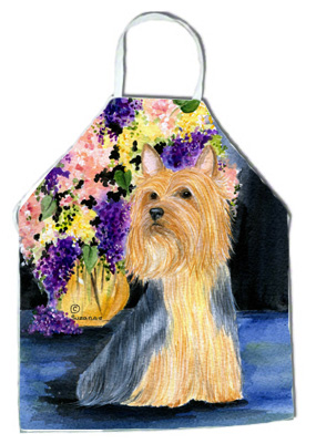 Picture of Carolines Treasures SS8293APRON Silky Terrier Apron - 27 x 31 in.