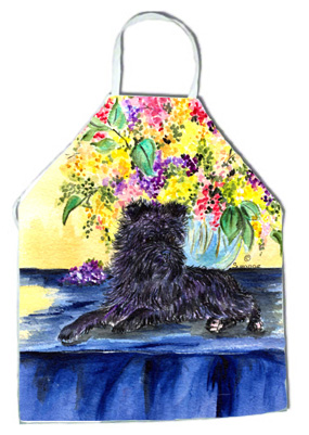 Picture of Carolines Treasures SS8296APRON Affenpinscher Apron - 27 x 31 in.
