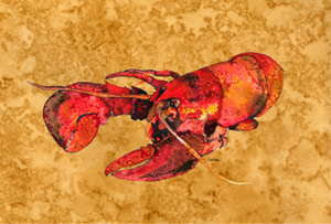 Lobster Cooked Moisture Wicking Fabric Standard Pillowcase