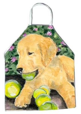 Picture of Carolines Treasures SS8759APRON Golden Retriever Apron - 27 x 31 in.