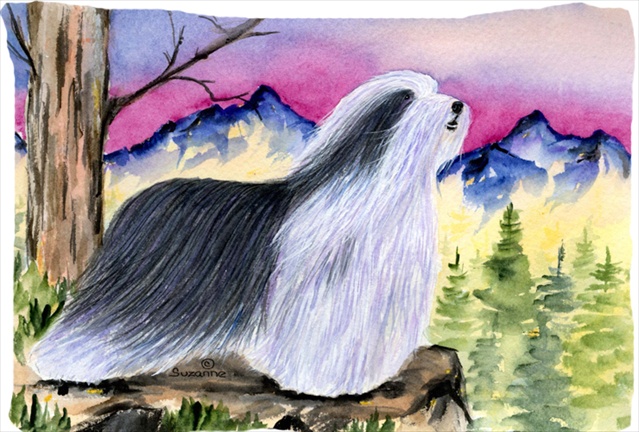 Bearded Collie Moisture Wicking Fabric Standard Pillowcase