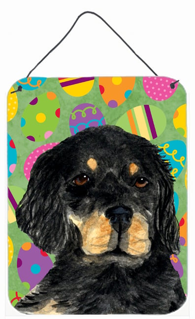 Gordon Setter Easter Eggtravaganza Aluminium Metal Wall Or Door Hanging Prints - 12 x 16 in.