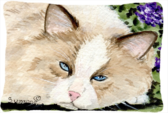 Cat Indoor & Outdoor Decorative Fabric Pillow - 12 x 16 in.