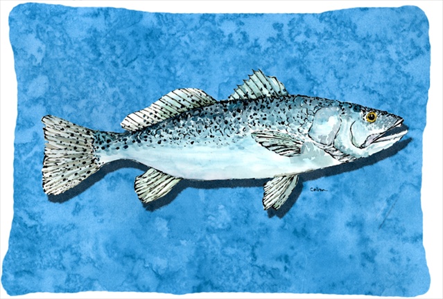 Fish - Trout Indoor & Outdoor Decorative Fabric Pillow