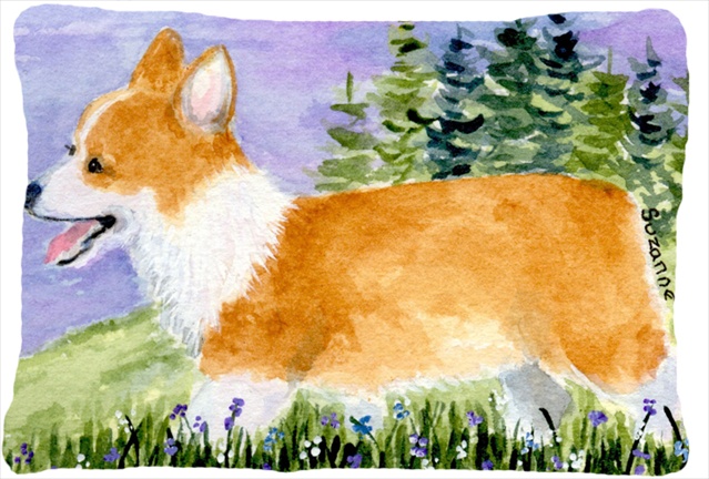 Corgi Indoor & Outdoor Decorative Fabric Pillow - 12 x 16 in.