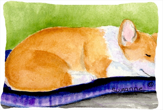Corgi Indoor & Outdoor Decorative Fabric Pillow - 12 x 16 in.