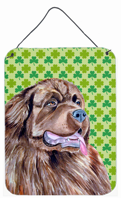 LH9174DS1216 Newfoundland St. Patricks Day Shamrock Portrait Aluminium Metal Wall Or Door Hanging Prints - 12 x 16 in.