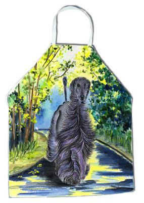Picture of Carolines Treasures SS8181APRON Afghan Hound Apron - 27 x 31 in.