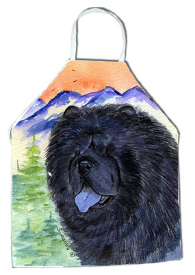 Picture of Carolines Treasures SS8191APRON Chow Chow Apron - 27 x 31 in.