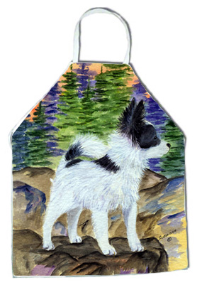 Picture of Carolines Treasures SS8194APRON Papillon Apron - 27 x 31 in.