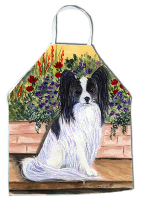 Picture of Carolines Treasures SS8210APRON Papillon Apron - 27 x 31 in.