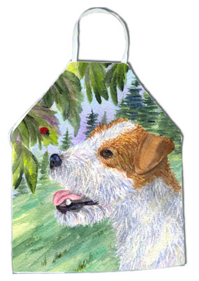 Picture of Carolines Treasures SS8211APRON Jack Russell Terrier Apron - 27 x 31 in.