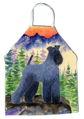 Picture of Carolines Treasures SS8223APRON Kerry Blue Terrier Apron - 27 x 31 in.