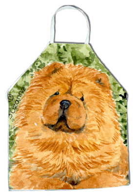 Picture of Carolines Treasures SS8709APRON Chow Chow Apron - 27 x 31 in.