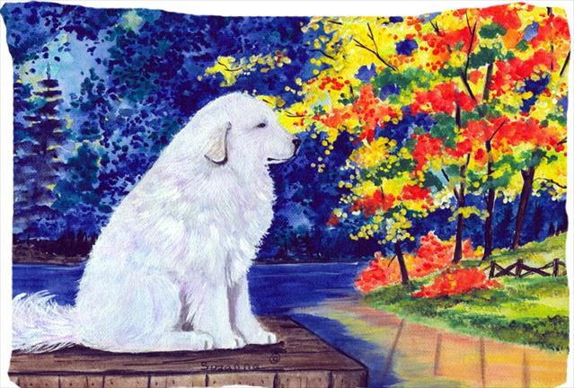 SS8240PILLOWCASE Great Pyrenees Moisture Wicking Fabric Standard Pillowcase - 20 x 30 in.