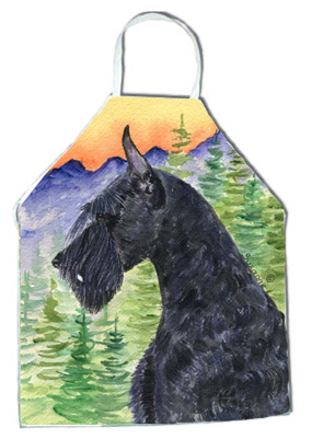 Picture of Carolines Treasures SS8256APRON Schnauzer Apron - 27 x 31 in.