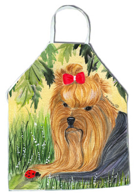 Picture of Carolines Treasures SS8258APRON Yorkie Apron - 27 x 31 in.